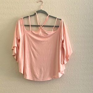 Size M light pink spaghetti strap top